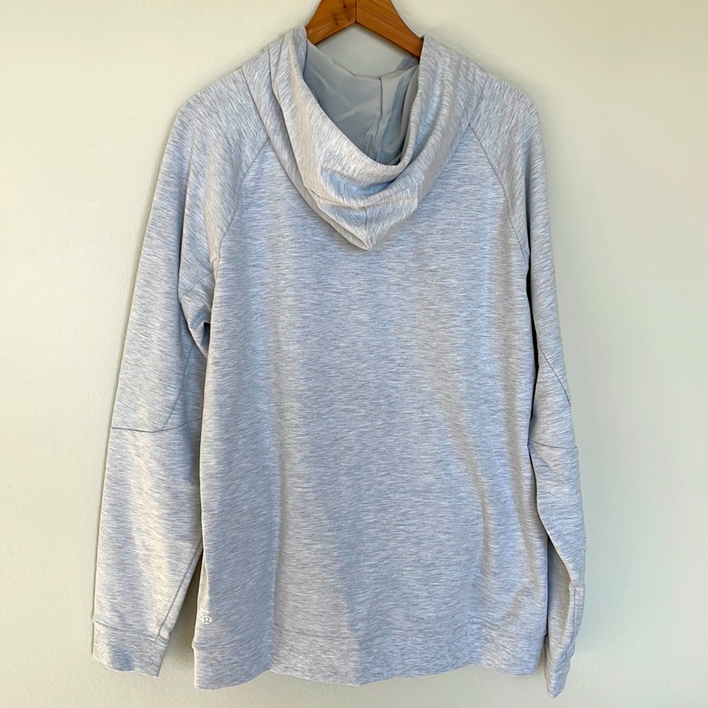 NWT Lululemon City Sweat Pullover Hoodie Heathered Ultra Light Grey Size XXL - Picture 2 of 10